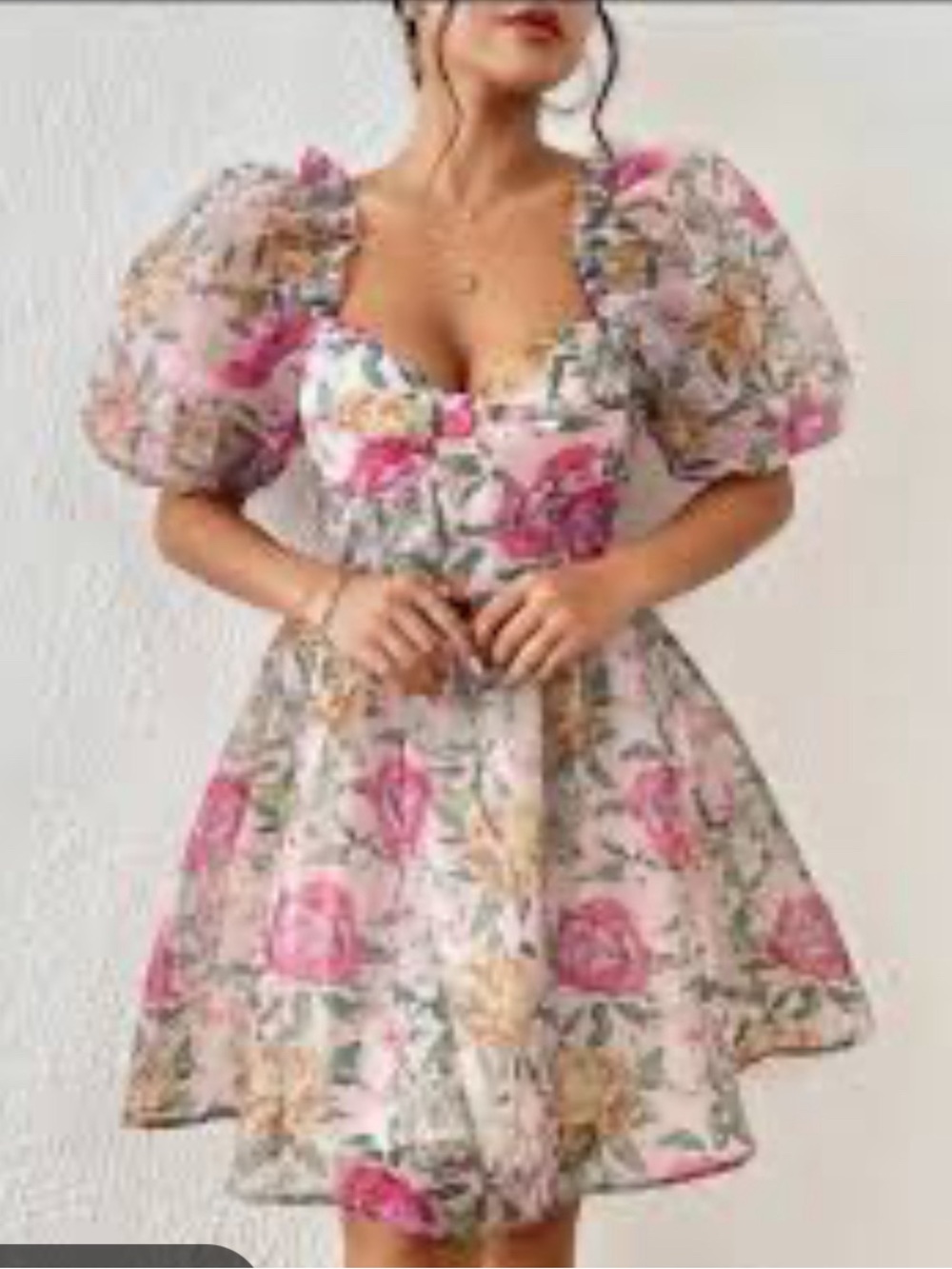 Beautiful Floral Dress Size L